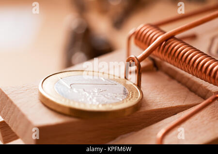 Piège de la médaille Banque D'Images