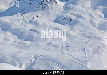 Station de ski de Silvretta Montafon Banque D'Images