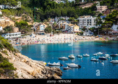 Ibiza Cala de Sant Vicent août 20,2013 Banque D'Images