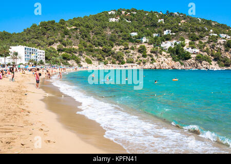 Ibiza Cala de Sant Vicent août 20,2013 Banque D'Images