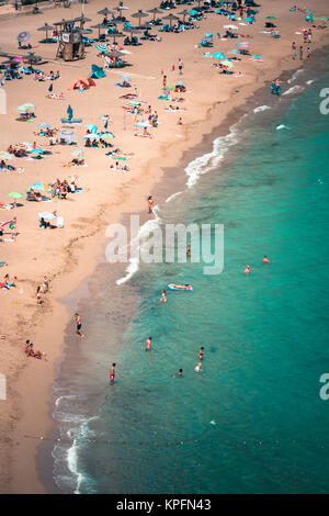 Ibiza Cala de Sant Vicent août 20,2013 Banque D'Images