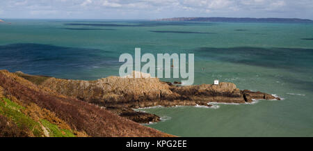 Jerbourg Point sur Guernesey Banque D'Images