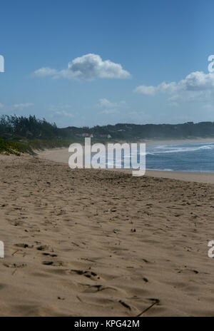 Le Mozambique, plage de Ponta do Ouro Banque D'Images