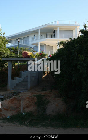 Au Mozambique, des logements modernes à Ponta do Ouro Banque D'Images