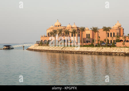 Villas de luxe au Pearl à Doha, Qatar Banque D'Images