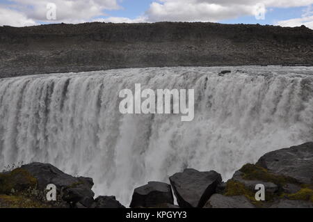 L'île, dettifoss, wasserfall, Fluss, kaskade, kaskaden, Bach, bergbach, wildbach, natur, landschaft, gewalrtig Jökulsárgljúfur, schlucht, canyon, grand canyon, Banque D'Images