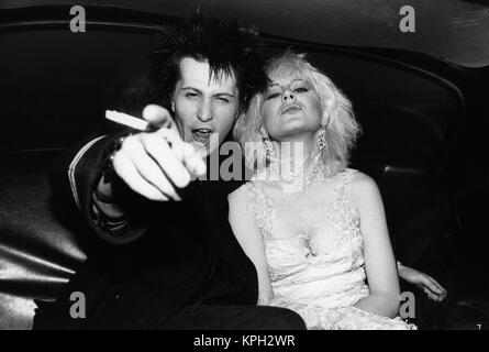 SID & Nancy année : 1986 USA Directeur : Alex Cox Gary Oldman, Chloe Webb Banque D'Images