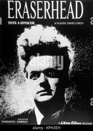 Eraserhead année : 1977 Etats-Unis Directeur : David Lynch Jack Nance affiche française Banque D'Images