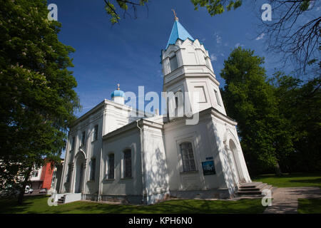 La Lettonie, l'ouest de la Lettonie, Kurzeme Région, Tukums, Église orthodoxe russe, b. 1871 Banque D'Images