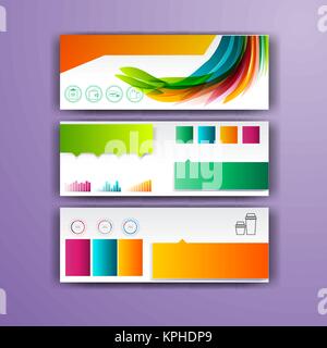 Infographie entreprise modèle avec éléments de couleur. Style d'affaires pour entreprise vecteur brandbook, Rapport et recommandation. Illustration de Vecteur