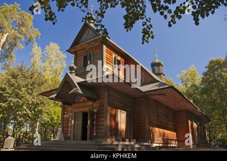 Église Saint monastère principal, Mountainf de Grabarka sait aussi que la "montagne de Croix'. Le plus important lieu de culte orthodoxe en Pologne. Banque D'Images