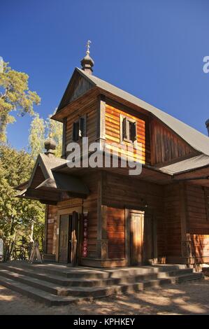 Église Saint monastère principal, Mountainf de Grabarka sait aussi que la "montagne de Croix'. Le plus important lieu de culte orthodoxe en Pologne. Banque D'Images