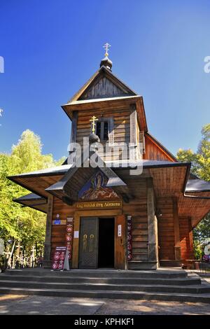 Église Saint monastère principal, Mountainf de Grabarka sait aussi que la "montagne de Croix'. Le plus important lieu de culte orthodoxe en Pologne. Banque D'Images