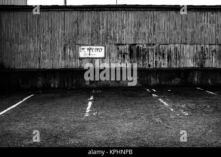 ALTRINCHAM FOOTBALL CLUB LOCATION PARK, MANCHESTER, GRANDE BRETAGNE Banque D'Images