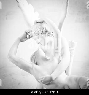 Psyché ranimée par Cupid kiss Banque D'Images