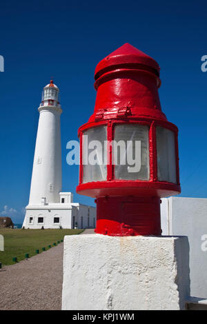 L'Uruguay, Rocha Ministère, La Paloma. Le phare de Cabo Santa Maria de l'extérieur. Banque D'Images