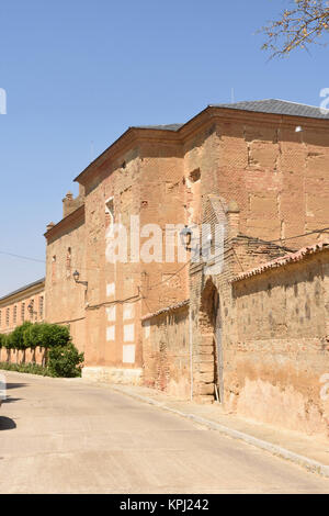 Monastère de Manasterio de la Vega, Tierra de Campos, province de Valladolid, Castille et Leon, Espagne Banque D'Images