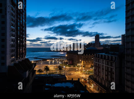 Lever de soleil à Mar del Plata Banque D'Images