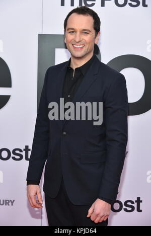 Matthew Rhys arrive à l 'Post' Première mondiale à Washington, DC Le Newseum remporte le 14 décembre 2017 à Washington, DC. Crédit : Erik Pendzich/Alamy Live News Banque D'Images