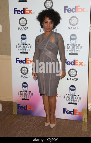 Los Angeles, Ca. Déc 16, 2017. Mike Jackson, au 49ème NAACP Image Awards nominés' Déjeuner à l'hôtel Beverly Hilton, à Beverly Hills, Californie le 16 décembre 2017. Credit : Faye Sadou/media/Alamy Punch Live News Banque D'Images