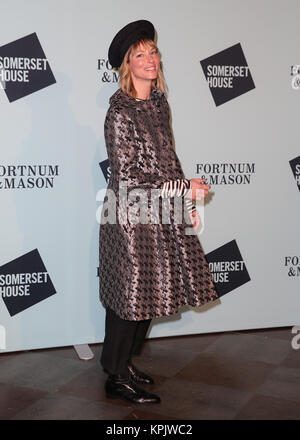 Le Skate à Somerset House avec Lancement de Fortnum & Mason a tenu à la Somerset House - Arrivées avec Sienna Guillory : où : London, Royaume-Uni Quand : 14 novembre 2017 Crédit : Mario Mitsis/WENN.com Banque D'Images