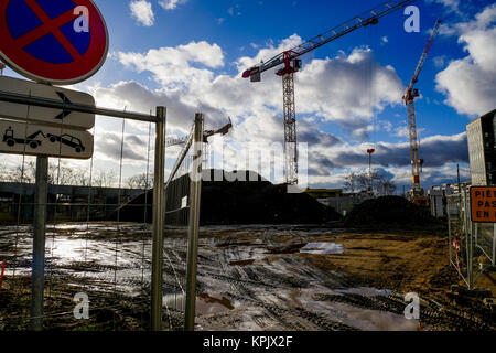 La Soie, un développement périphérique arrondissement de Lyon Métropole, Vaulx-en-Velin, France Banque D'Images