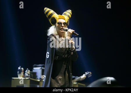 Blondie effectue en direct sur la SSE Hydro au sec à Glasgow avec Blondie : où : Glasgow, Écosse, Royaume-Uni Quand : 14 novembre 2017 Crédit : Peter Kaminski/WENN.com Banque D'Images