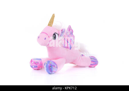 Peluche licorne jouet enfant mignon igrf Banque D'Images