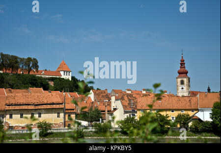 Cityscape ptuj Banque D'Images