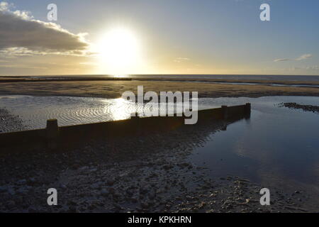 Cleveleys Beach Banque D'Images