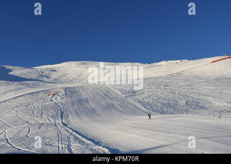 piste de ski sur zettersfeld lienz dolomites est du tyrol Banque D'Images