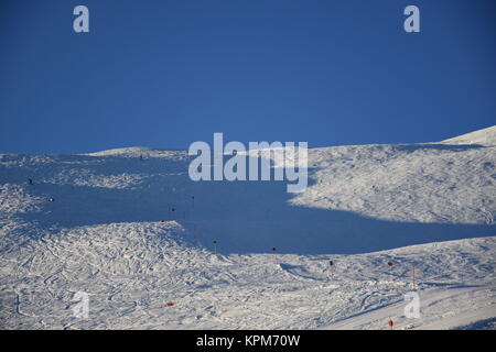 piste de ski sur zettersfeld lienz dolomites est du tyrol Banque D'Images