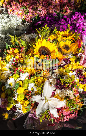 Marché aux Fleurs de la rue Banque D'Images