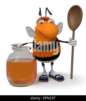 3d photo bumblebee Banque D'Images