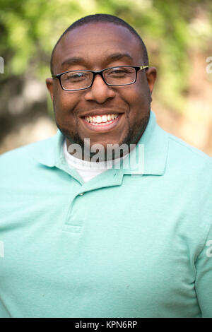 Happy African American man. Banque D'Images