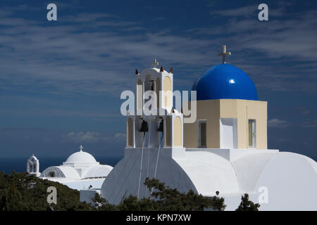 Église de Fira, Santorin, Grèce Banque D'Images