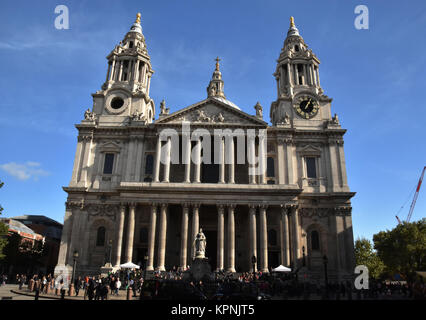 La Cathédrale St Paul, Londres, Angleterre, le 6 octobre 2017 Banque D'Images