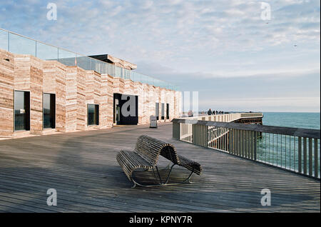 La nouvelle jetée d'Hastings, East Sussex, Grande Bretagne Banque D'Images