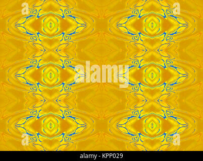 Abstract background transparent géométrique. Défilé motif de losange dans des tons jaune et orange avec des éléments d'un bleu azur, des moulures et rêveur. Banque D'Images