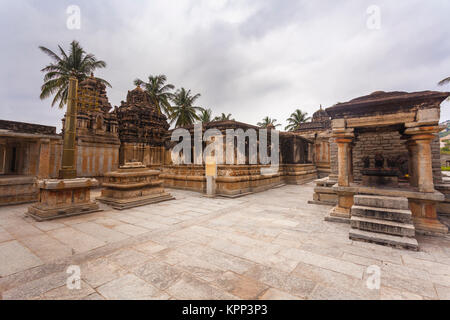 L'Asie, l'Inde, Karnataka, Avani, Temple Ramalingeshwara Banque D'Images