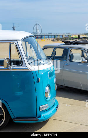 La Haye, Pays-Bas - 21 mai 2017 : VW classic à Scheveningen Beach Banque D'Images