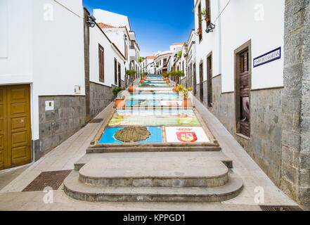 FIRGAS, GRAN CANARIA, ESPAGNE-19 mai 2016 : Paseo de Gran Canaria en Firgas le 19 mai 2016. à Gran Canaria, Espagne. Banque D'Images
