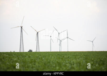 Germnay, éoliennes près de ens près de Werl. Bei Windkraftanlagen Deutschland, ens naehe Werl. Banque D'Images