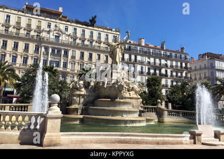 Place de la liberté à Toulon Banque D'Images