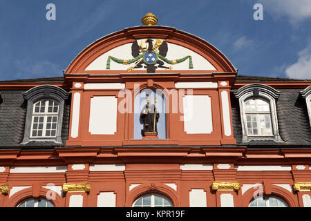 L'Europe, l'Allemagne, à l'abbaye de Brauweiler Pulheim-Brauweiler. Europa, Deutschland, Giebel an der Abtei Brauweiler à Pulheim-Brauweiler. Banque D'Images