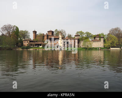 Château médiéval à Turin Banque D'Images