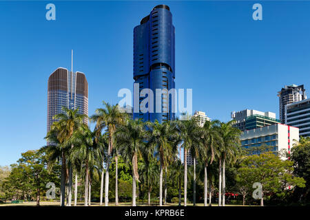 Bâtiments résidentiels de riverfront à Brisbane, Queensland, Australie Banque D'Images