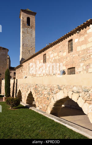 Église de Sant Miquel, Montblanc, province de Tarragone, Catalogne, Espagne Banque D'Images