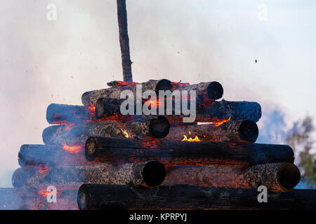 Nuit de Walpurgis fire Banque D'Images