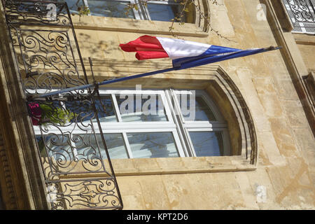 Drapeau national français Banque D'Images